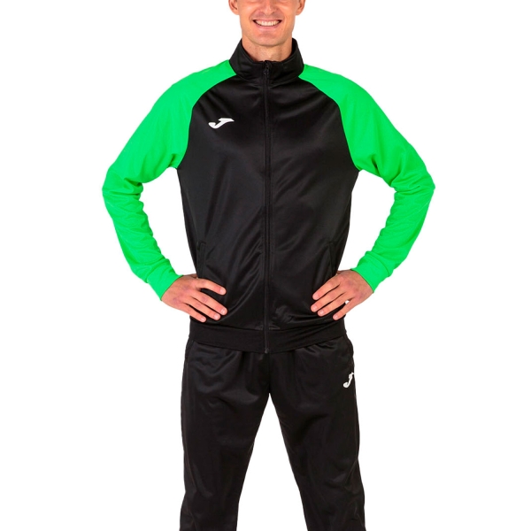 Men's Sportswear Suits Joma Academy IV Tracksuit  Black/Fluor Green 101966.117