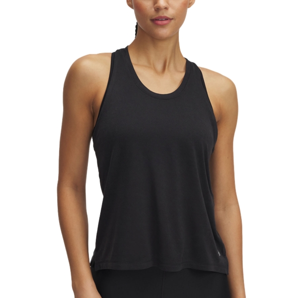 Canotta Running Donna Under Armour Launch Camo Tank  Black/Reflective 60000130001