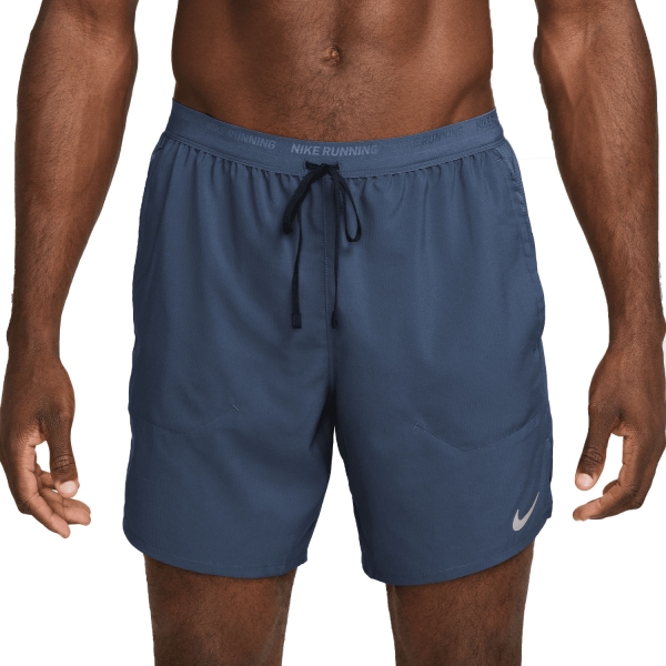 Men's Running Shorts Nike DriFIT Stride 2 in 1 7in Shorts  Thunder Blue/Reflective Silver DM4759437