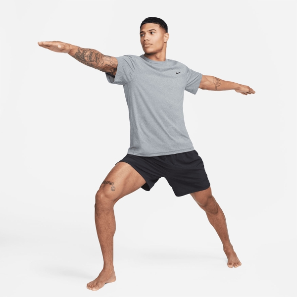 Nike Dri-FIT Hyverse T-Shirt - Smoke Grey/Htr/Black