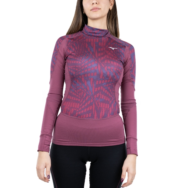 Women's Shirts Sport Underwear Mizuno Virtual Body G4 Breath Thermo Shirt  Violet Quartz A2GAB71063