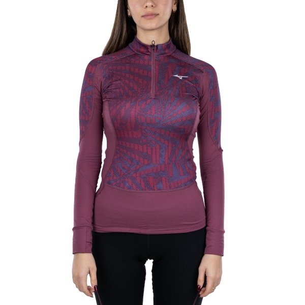 Women's Shirts Sport Underwear Mizuno Virtual Body G4 Shirt  Violet Quartz A2GAB70063