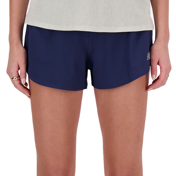 Pantaloncini Running Donna New Balance Run Speciality 3in Shorts  NB Navy WS41286NNY