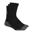 adidas Essential CLIMACOOL Crew x 3 Socks - Black/Grey Six