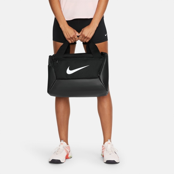 Nike Brasilia 9.5 Mini Duffle - Black/White