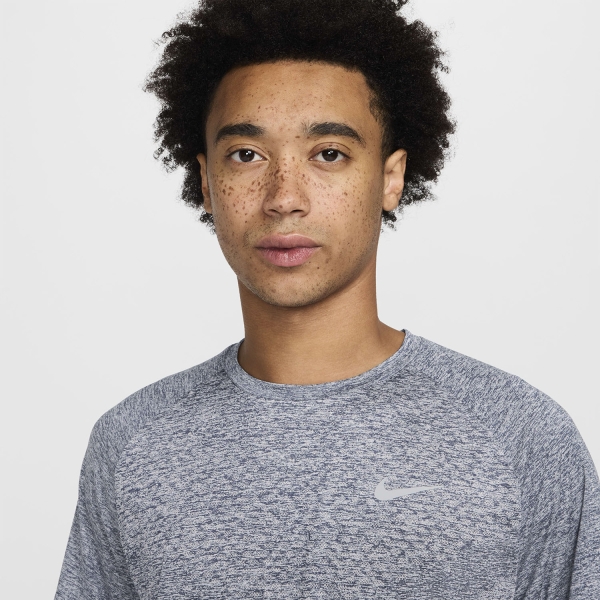 Nike Dri-FIT ADV Stride T-Shirt - Thunder Blue/Heather/Reflective Silver