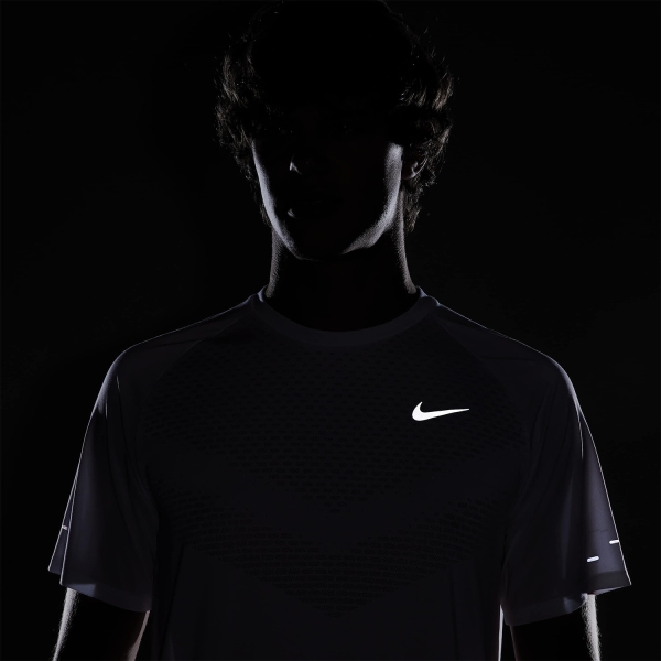 Nike Dri-FIT ADV Stride T-Shirt - White/Reflective Silver