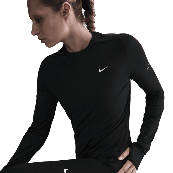 Nike Dri-FIT Swift Camisa - Black/Reflective Silver