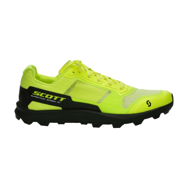 Men's Trail Running Shoes SCOTT Supertrac Speed RC  Black/Safety Yellow 4177816802
