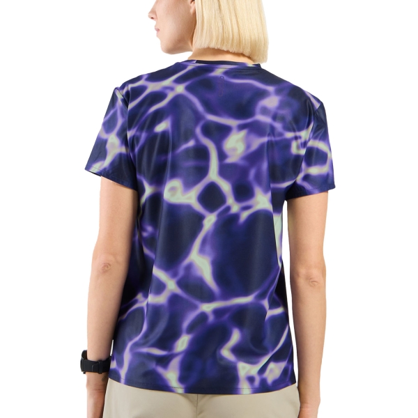 Odlo Zeroweight Chill-Tec Print T-Shirt - Afterparty