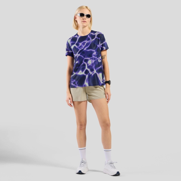 Odlo Zeroweight Chill-Tec Print T-Shirt - Afterparty