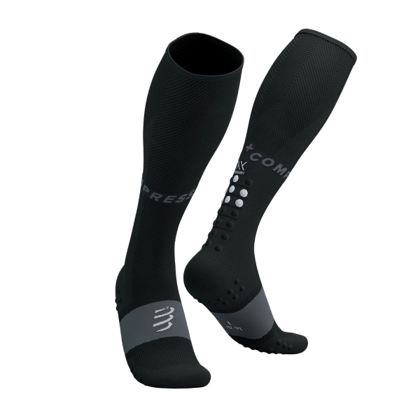 Calze Compressport Full Oxygen Calze  Black SU00050B990