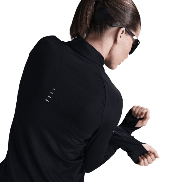 Nike Dri-FIT Swift UV Shirt - Black/Reflective Silver