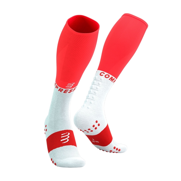 Socks Compressport Full Oxygen Socks  Fluo Red SU00050B3089