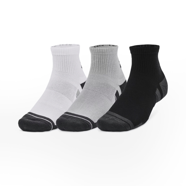Socks Under Armour Performance Tech Quarter x 3 Socks  Mod Gray/White/Jet Gray 13795100011