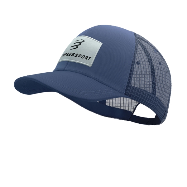 Cappellini e Visiere Compressport Trucker Pro Cap  Indigo XHWU6985125