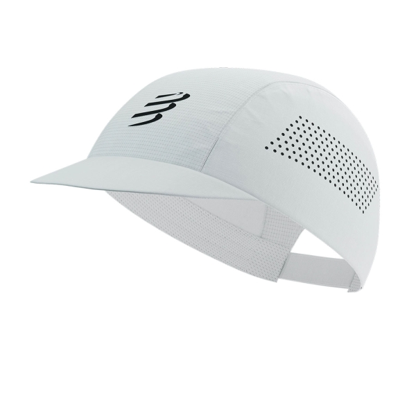 Gorra y Visera Compressport Pro Racing Logo Gorra  White XHWU7320043