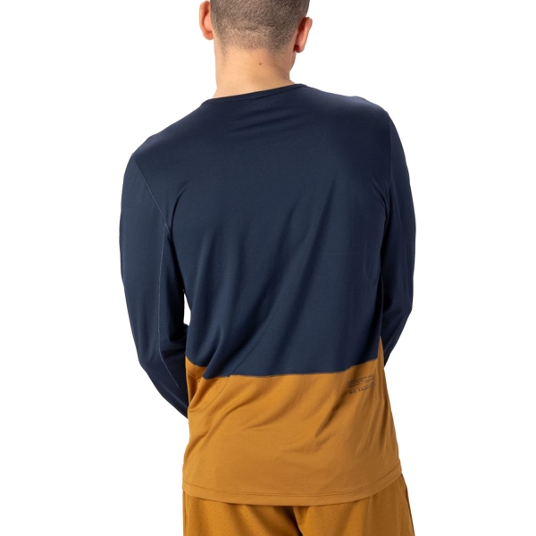 SCOTT Endurance Tech Maglia - Dark Blue/Bread Brown
