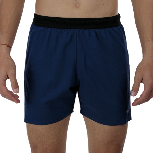 Men's Running Shorts Mizuno Tech Light 2 in 1 5.5in Shorts  Estate Blue J2GBC01711