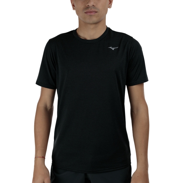 Men's Running T-Shirt Mizuno Impulse Core DryLite TShirt  Black J2GAC01909