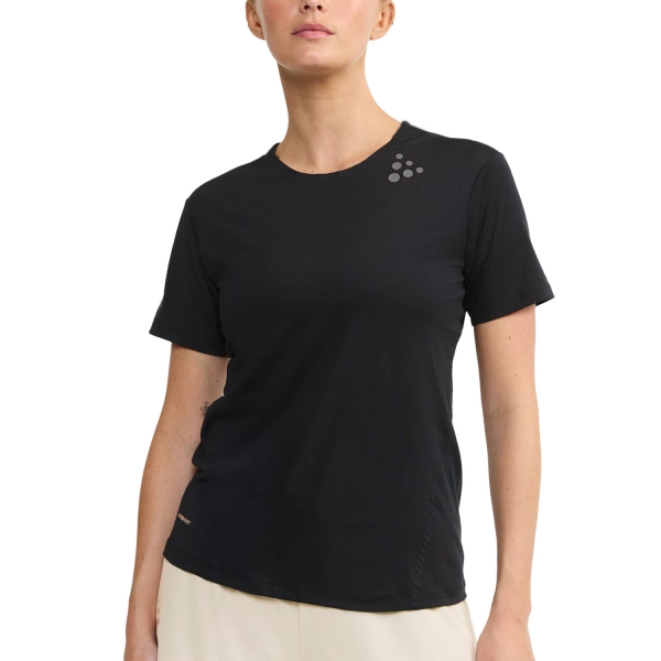 Women's Running T-Shirts Craft Pro Hypervent TShirt  Black 1914598BLK
