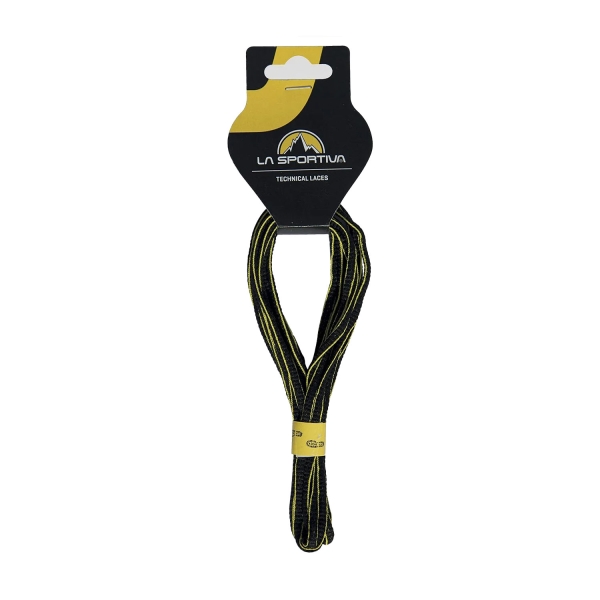 Running Accessories La Sportiva Mountain 132 cm /52 in Laces  Black/Yellow ZSRG002K00Y00