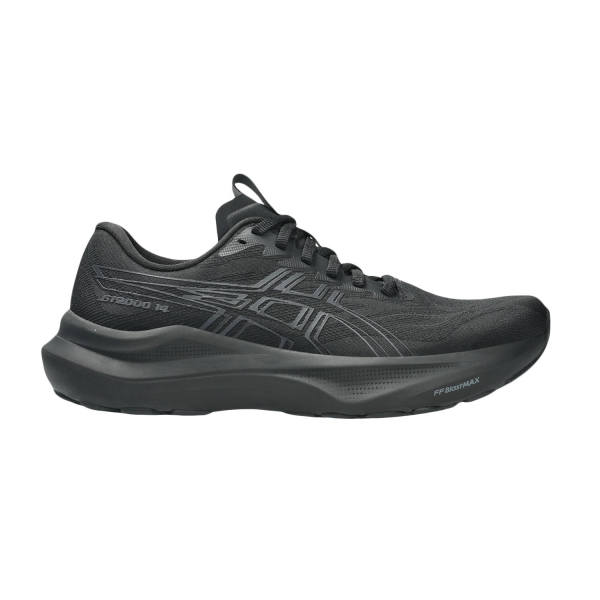 Woman's Structured Running Shoes ASICS GT 2000 14  Black/Graphite Grey 1012B843002