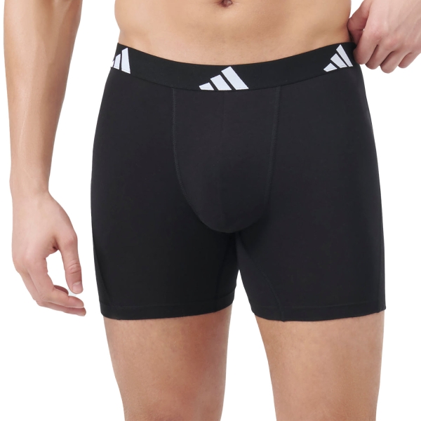 Men's Briefs and Boxers Underwear adidas Active Flex x 3 Boxer  Black 4AM004000