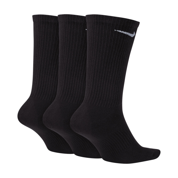 Nike Everyday Plus Logo x 3 Socks - Black/White