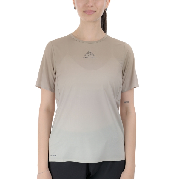 Women's Short Sleeve Shirts Trail Running Craft Pro TR TShirt  Hay 1915402HAY