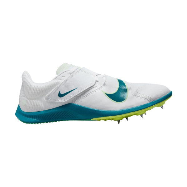 Men's Racing Shoes Nike Zoom Rival Jump  White/Bright Spruce/Barely Green/Volt DR2756100