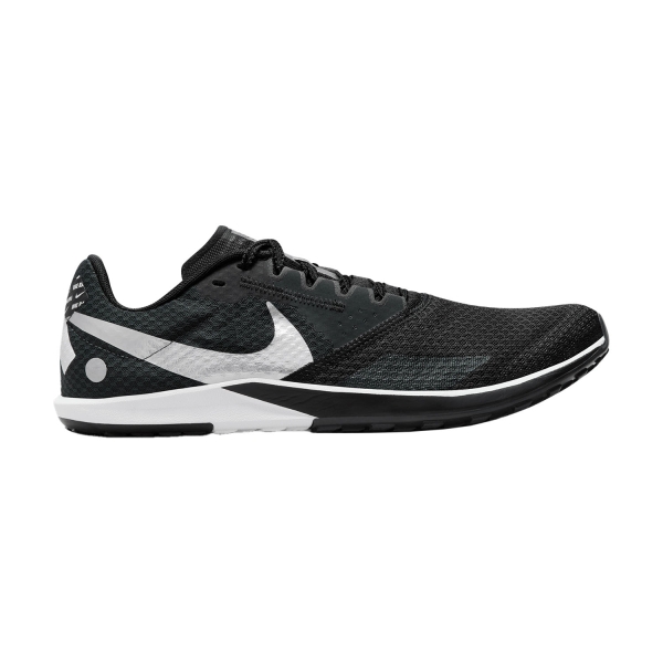 Men's Racing Shoes Nike Zoom Rival Waffle 6  Black/Metallic Silver/Dark Smoke Grey DX7998001