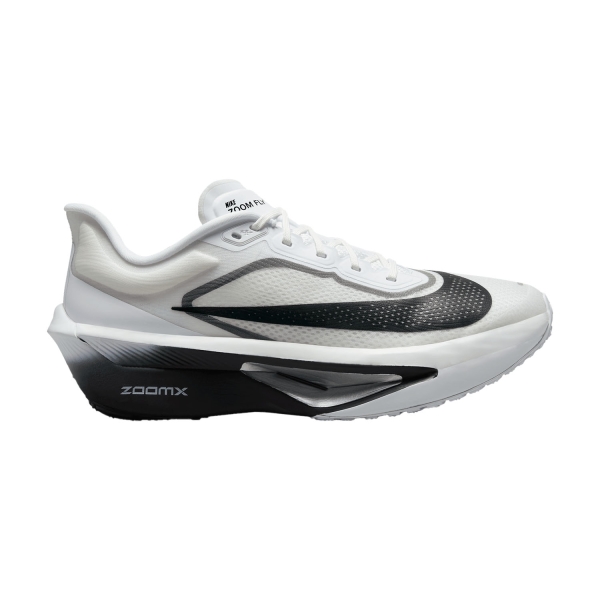 Men's Performance Running Shoes Nike Zoom Fly 6  White/Black/Smoke Grey/Metallic Silver FN8454100