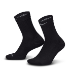 Nike Fast Logo Socks - Black/Pure Platinum/Smoke Grey