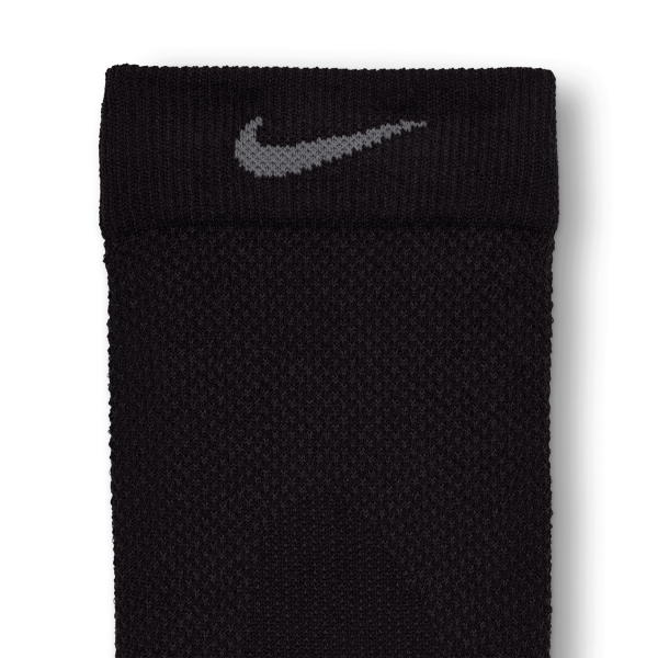 Nike Fast Logo Socks - Black/Pure Platinum/Smoke Grey
