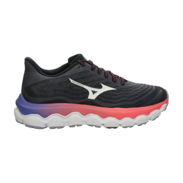 Woman's Structured Running Shoes Mizuno Wave Horizon 8  Odyssey Gray/White/Striking Coral J1GD252671