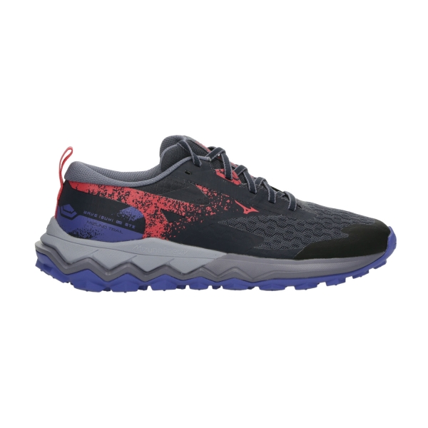 Women's Trail Running Shoes Mizuno Wave Ibuki 5 GTX  Odyssey Gray/Calypso Coral/Iris Bloom J1GK255971