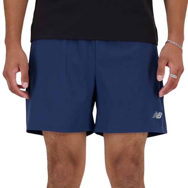 Pantaloncino Running Uomo New Balance Essentials 2 in 1 5in Shorts  Navy MS41230NNY