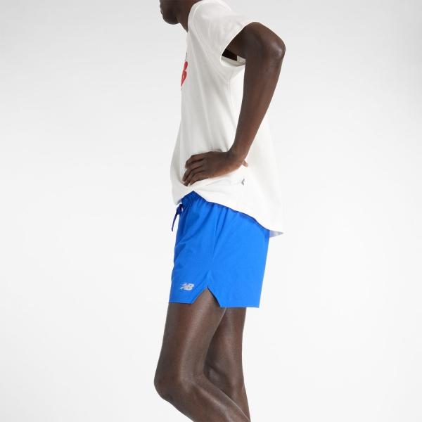 New Balance Run Specialist 5in Shorts - Blue Gemstone