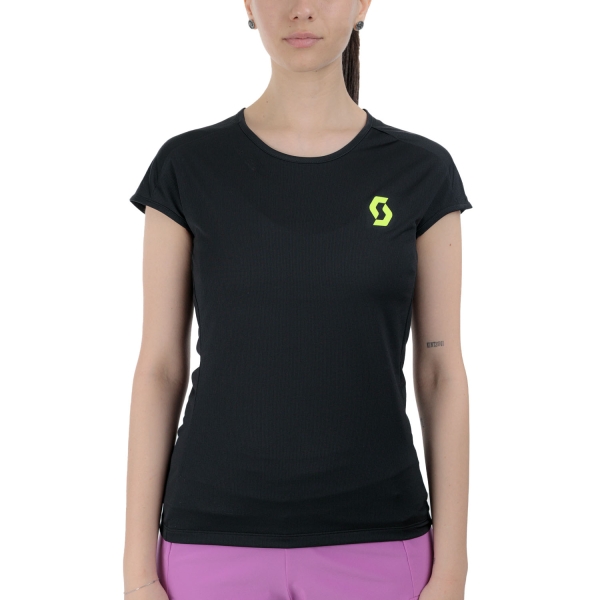 Women's Running T-Shirts SCOTT RC Team TShirt  Black/Yellow 2802591040