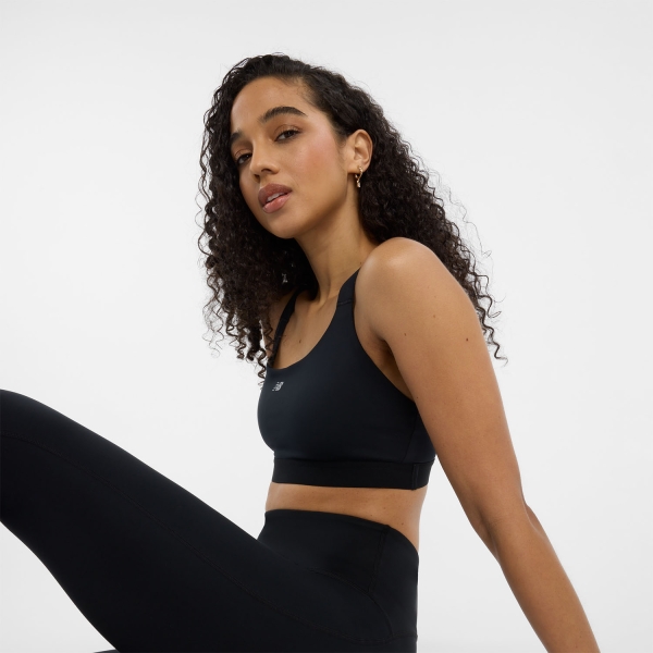 New Balance Essential DRY Sports Bra - Black