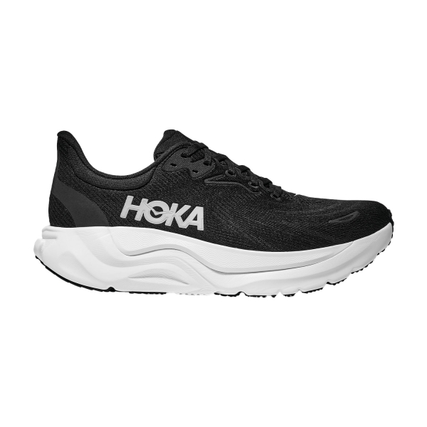 Woman's Structured Running Shoes Hoka Arahi 8 Wide  Black/White 1168711BWHT
