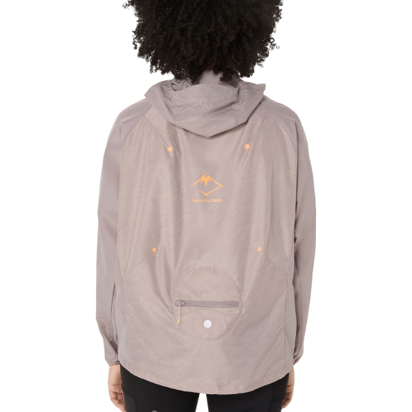 ASICS Fujitrail Windbreaker Jacket - Rainstorm Grey