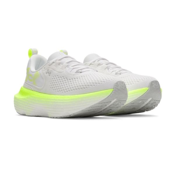 Under Armour Infinite Elite 2 - White/High Vis Yellow/Halo Gray