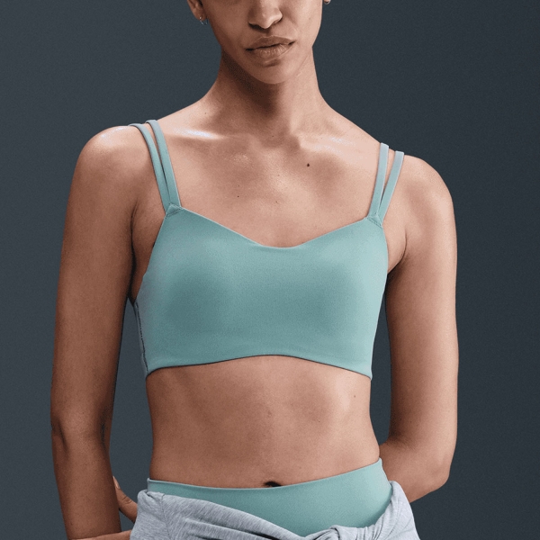 Women's Sports Bra Nike Zenvy Strappy Sports Bra  Cannon/White DO6608017