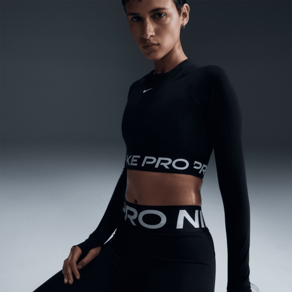 Nike Pro Dri-FIT Camisa - Black/White