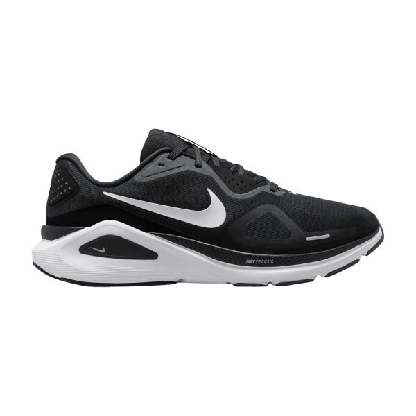 Men's Structured Running Shoes Nike Structure 26 Wide  Black/White/Wolf Grey/Metallic Silver HQ2588001