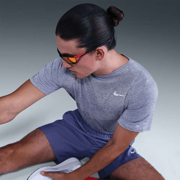 Nike Dri-FIT ADV Stride T-Shirt - World Indigo/Heather/Reflective Silver