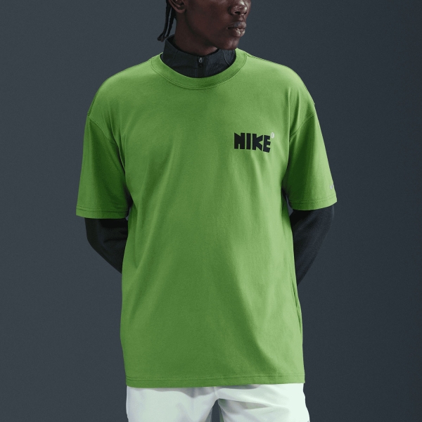 Maglietta Running Uomo Nike M90 TShirt  Chlorophyll IH4579350