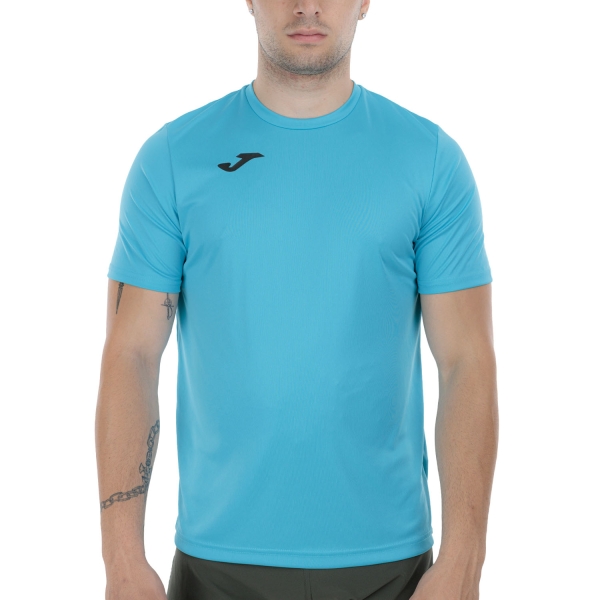 Men's Running T-Shirt Joma Combi Classic TShirt  Fluor Turquoise 100052.010